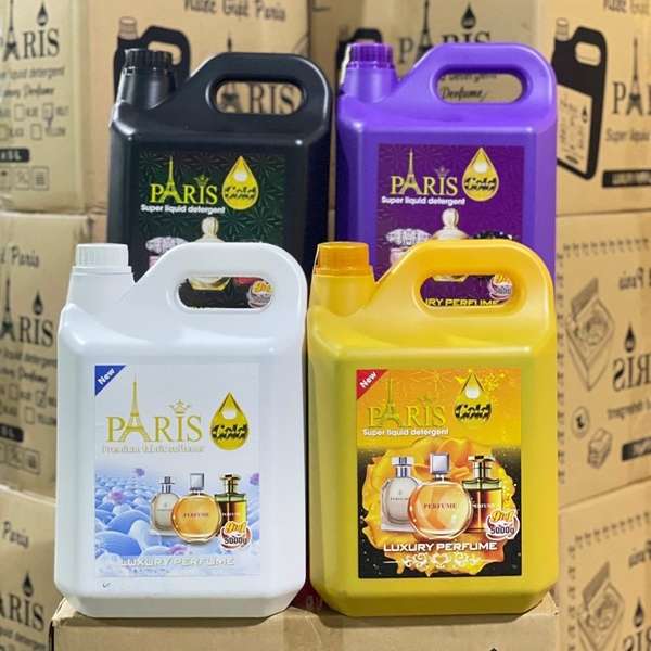 Nước Giặt Xả Paris 5 Lít Hương Nước Hoa Pháp (Có Tem Loại 1, Thùng 5 Chai)